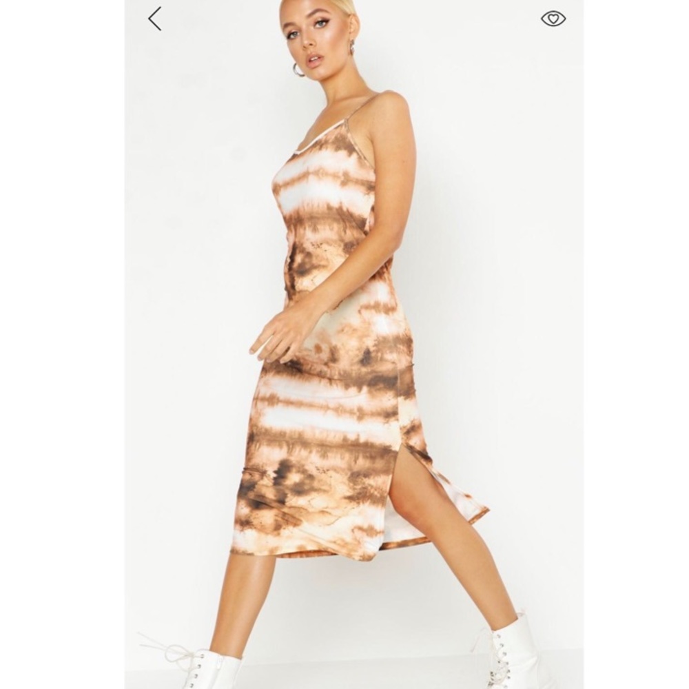 Sold! Brand new , nude tie dye maxi dress